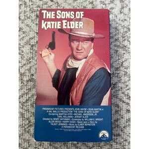 The Sons of Katie Elder Vintage Western VHS Movie Pre-Loved